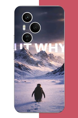 Honor 400 PRO Uyumlu Nihilist Penguen Baskılı Silikon Kılıf