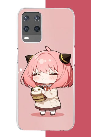 OPPO A54 Uyumlu kawaii küçük kız Baskılı Silikon Kılıf