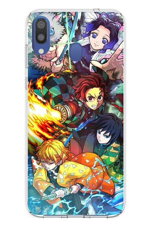 Samsung Galaxy M20 Uyumlu Demon Slayer Efsanesi:İblis Avcıları Baskılı Silikon Kılıf
