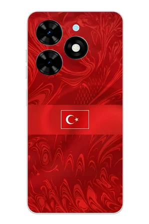 Tecno Spark Go 2024 Uyumlu Türk Milli Takım Desenli Forma Baskılı Silikon Kılıf