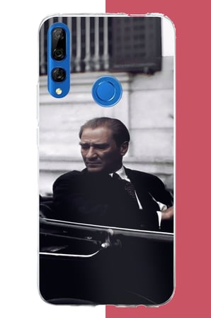 Huawei Y9 Prime (2019) Uyumlu atatürk makam arabasında Baskılı Silikon Kılıf
