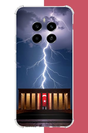 Realme 12 4G-12 Plus Uyumlu Anıtkabir Baskılı Silikon Kılıf