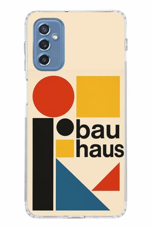 Samsung Galaxy M52 Uyumlu Bauhaus Akımı Baskılı Silikon Kılıf