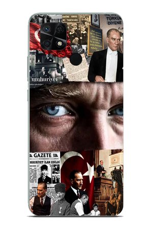 Redmi 10C - POCO C40 Uyumlu Atatürk İstiklal Panoraması Baskılı Silikon Kılıf