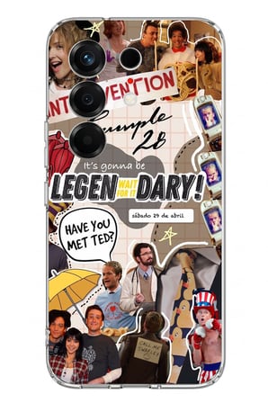 Tecno Camon 50 4G Uyumlu Retro Gazete How i met your mother Tasarımlı Baskılı Silikon Kılıf
