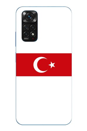 Redmi Note 11-11S Uyumlu Türk Milli Takım Beyaz Forma Baskılı Silikon Kılıf