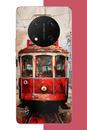 Honor Magic 7 Lite Uyumlu Taksim Tramvay Baskılı Silikon Kılıf