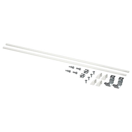 Mutfak adası montaj kiti, beyaz, 60 cm