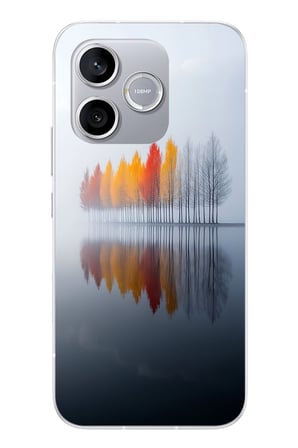Honor 600 Lite Uyumlu Sonbahar Zamanı Baskılı Silikon Kılıf