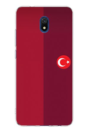 Redmi 8A Uyumlu Türk Milli Takım Parçalı Forma Baskılı Silikon Kılıf