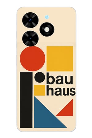 Tecno Spark 20-20C Uyumlu Bauhaus Akımı Baskılı Silikon Kılıf
