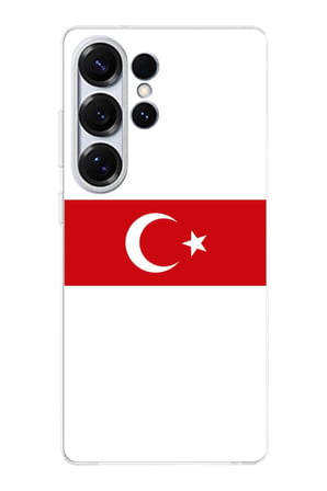Samsung Galaxy S25 ULTRA Uyumlu Türk Milli Takım Beyaz Forma Baskılı Silikon Kılıf