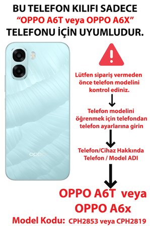 Oppo A6T - A6X Uyumlu Minik Astronotlar Uzayda Baskılı Silikon Kılıf