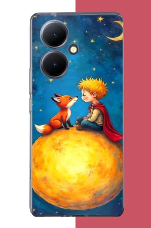 Vivo V29 Lite 5G Uyumlu küçük prens5 Baskılı Silikon Kılıf