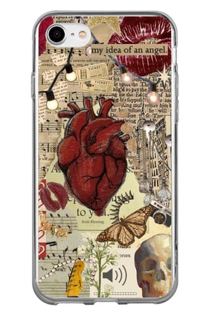 iPhone 6 - 6S Uyumlu Vampire Diaries Vintage Baskılı Silikon Kılıf