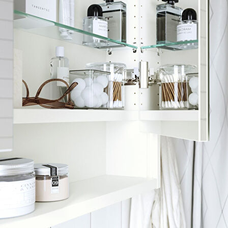 Banyo duvar dolabı, beyaz, 60x15x95 cm, kablosuz kontrol sürücülü