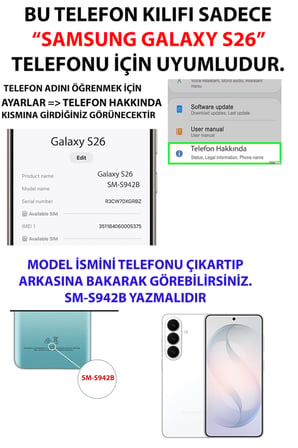 Samsung Galaxy S26 Uyumlu Mavi Kelebekler Baskılı Silikon Kılıf