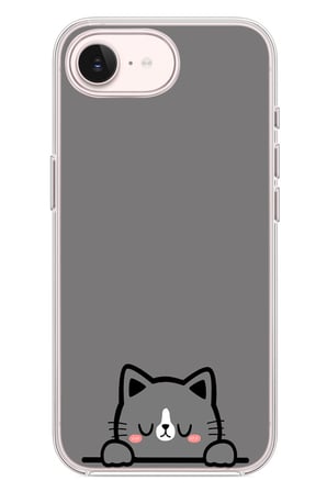 İphone 17e Uyumlu Uyuyan Kedi Baskılı Silikon Kılıf