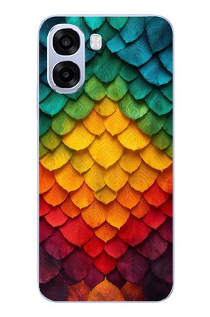 Oppo A6t - A6X Uyumlu Efsun Renk Demeti Baskılı Silikon Kılıf