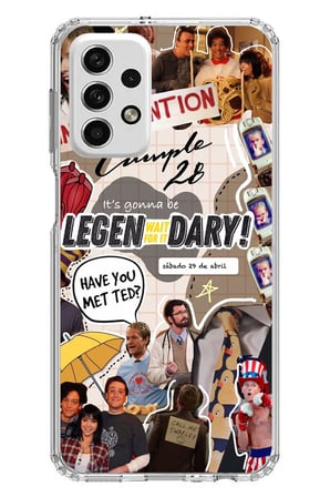 Samsung Galaxy A73 Uyumlu Retro Gazete How i met your mother Tasarımlı Baskılı Silikon Kılıf