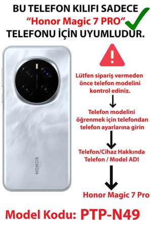 Honor Magic 7 PRO Uyumlu Türk Milli Takım Izgara Desenli Forma Baskılı Silikon Kılıf