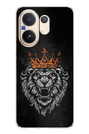 Vivo V60 Uyumlu Kurt Ruhu Baskılı Silikon Kılıf
