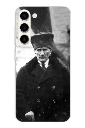 Samsung Galaxy S25 PLUS Uyumlu Mustafa Kemal Atatürk Portre Baskılı Silikon Kılıf