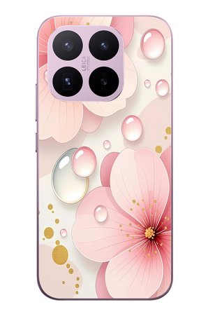Xiaomi 17T
 Uyumlu Damlalı Çiçekler Baskılı Silikon Kılıf