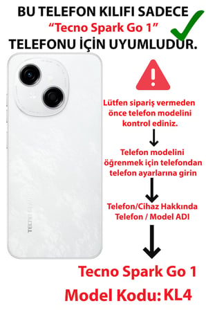 Tecno Spark GO 1 Uyumlu Mavi Çizgili ve Sarı Papatya Baskılı Silikon Kılıf