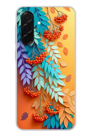Samsung Galaxy A36 Uyumlu Pastoral Çicekler Baskılı Silikon Kılıf