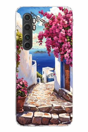 Mi Note 10 Lite Uyumlu Ege'nin Kayıp Sokakları Baskılı Silikon Kılıf