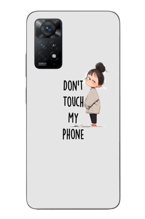 Redmi Note 11E Uyumlu Telefonuma Dokunma Baskılı Silikon Kılıf