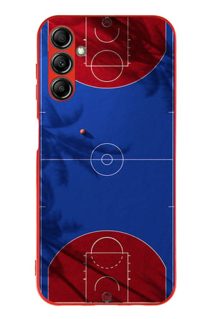 Samsung Galaxy A14 Uyumlu Basketbol Sahası Baskılı Silikon Kılıf