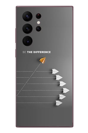 Samsung Galaxy S22 Ultra Uyumlu Be The Difference Baskılı Silikon Kılıf