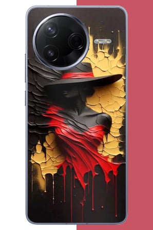 Poco F7 Pro Uyumlu gölgedeki kadın Baskılı Silikon Kılıf
