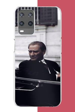 OPPO A54 Uyumlu atatürk makam arabasında Baskılı Silikon Kılıf