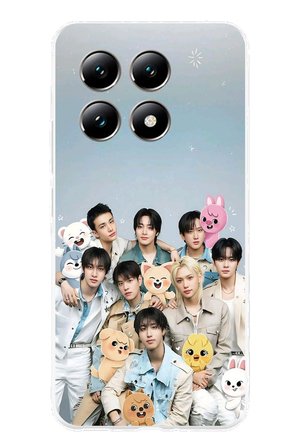 Xiaomi Mi 14T PRO Uyumlu Tray Kids K-Pop Grubu ve SKZOO Temalı Baskılı Silikon Kılıf