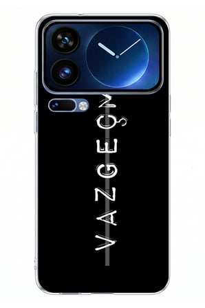 Xiaomi 17 Pro Max Uyumlu Vazgeçme Yazılı Baskılı Silikon Kılıf