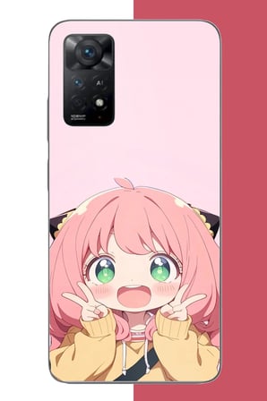 Redmi Note 11E Uyumlu kawaii küçük kız2 Baskılı Silikon Kılıf