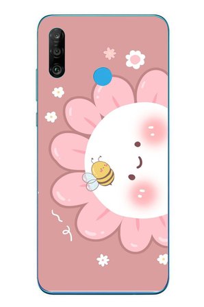 Huawei P30 Lite Uyumlu Papatyam Baskılı Silikon Kılıf