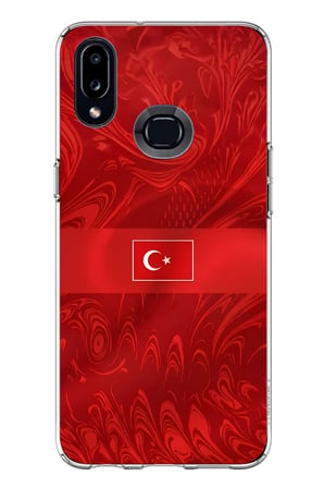 Samsung Galaxy A10S Uyumlu Türk Milli Takım Desenli Forma Baskılı Silikon Kılıf