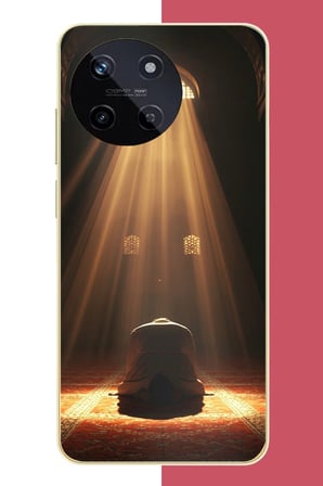 Realme 11 4G Uyumlu Huzur Dua Baskılı Silikon Kılıf