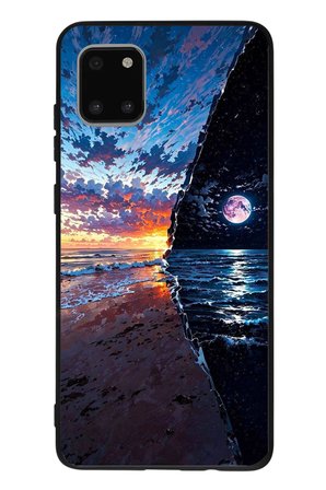 Samsung Galaxy Note 10 Lite Uyumlu Deniz Günbatımı Baskılı Silikon Kılıf