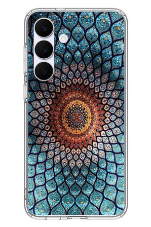 Samsung Galaxy S25 FE Uyumlu İran Dokuması Baskılı Silikon Kılıf