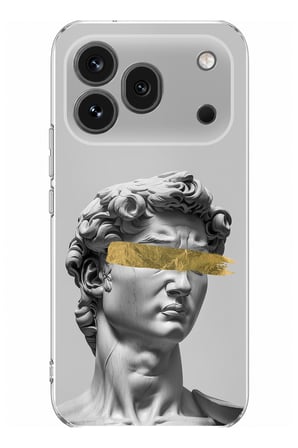 Honor 600 Pro Uyumlu Modern Hellenistik Davut Baskılı Silikon Kılıf