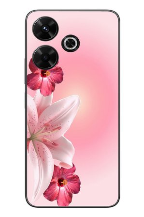 Redmi 13 Uyumlu Tematik Çiçek Baskılı Silikon Kılıf