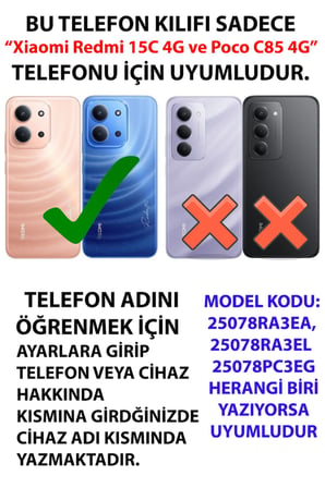 Redmi 15C Uyumlu Altın Sarısı Ayçiçeği Bahçesi Baskılı Silikon Kılıf