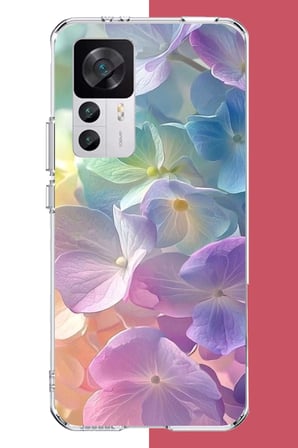 Xiaomi Mi 12T-12T PRO Uyumlu renkli çiçek2.jpeg Baskılı Silikon Kılıf
