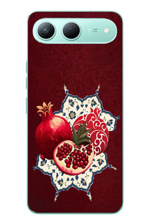Tecno Spark 40 5G Uyumlu Nar Retro Baskılı Silikon Kılıf