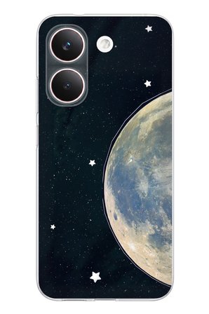 POCO X8 PRO Uyumlu Minimalist Galaksi Yıldızlı Gece Baskılı Silikon Kılıf